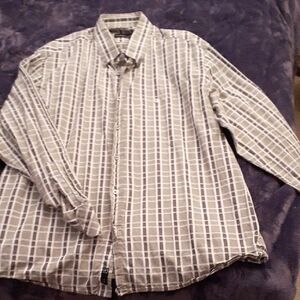 Rocawear Gray Casual Button Down Shirt